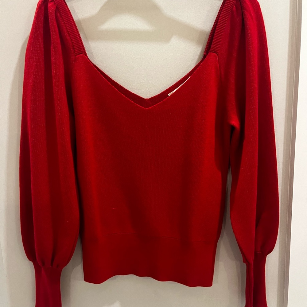 Gorgeous Free People red sweater